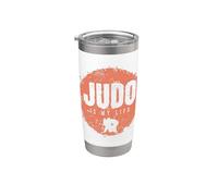 Le judo est ma vie Gobelet isotherme en acier inoxydable double paroi