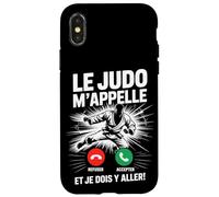 Le Judo m'appelle Et Je Dois Y Aller Passion Coque pour iPhone X/XS