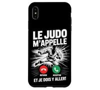 Le Judo m'appelle Et Je Dois Y Aller Passion Coque pour iPhone XS Max