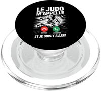 Le Judo m'appelle Et Je Dois Y Aller Passion PopSockets PopGrip pour MagSafe