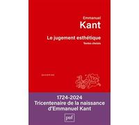 Le jugement esthétique Emmanuel Kant (Auteur)