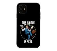 Le Juggle est Un véritable équilibre de Jongleur de Bureau Mignon Coque pour iPhone 11