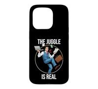 Le Juggle est Un véritable équilibre de Jongleur de Bureau Mignon Coque pour iPhone 15 Pro