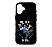 Le Juggle est Un véritable équilibre de Jongleur de Bureau Mignon Coque pour iPhone 16