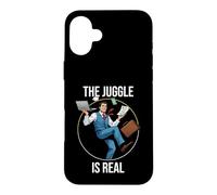 Le Juggle est Un véritable équilibre de Jongleur de Bureau Mignon Coque pour iPhone 16 Plus