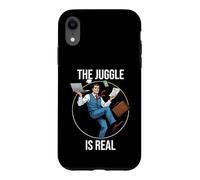 Le Juggle est Un véritable équilibre de Jongleur de Bureau Mignon Coque pour iPhone XR