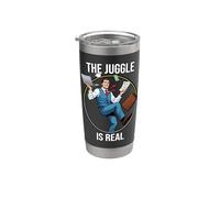 Le juggle est un véritable équilibre de jongleur de bureau mignon Gobelet isotherme en acier inoxydable double paroi