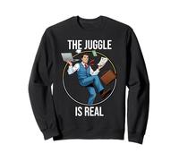 Le Juggle est Un véritable équilibre de Jongleur de Bureau Mignon Sweatshirt