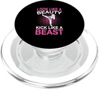 Le karaté Ressemble à Un Coup de Pied de beauté comme Une bête PopSockets PopGrip pour MagSafe
