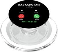 Le Kazakhstan Appelle et Je Dois partir en Voyage PopSockets PopGrip pour MagSafe