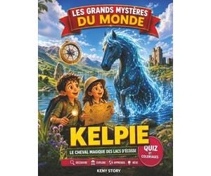 Le Kelpie: La vraie histoire derrière le mystère : cheval aquatique écossais, folklore des Highlands, créature des lacs, magie des rivières, légendes celtiques, quiz et coloriages pour enfants
