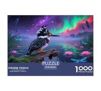Le Kingfisher1000 Piece Jigsaw Puzzle for Adults Family Game oiseauxFun and Challenging for Home Decoration Great Gift Idea38x26cm/1000pcs