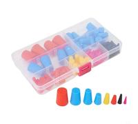 Le kit conique en silicone comprend un assortiment de tailles (total 100 pièces) idéal pour la pénétration de liquide pendant la peinture