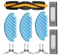 Le kit d'accessoires N10/N10 Plus comprend une brosse principale, des filtres et des chiffons pour un nettoyage en profondeur (A)