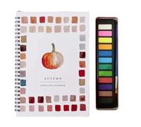 Le kit d'aquarelle complet pour une déconnexion créative Cahier de peinture à l'aquarelle pour débutants, avec scènes de nature faciles, cadeau pour enfants, adultes et adolescents