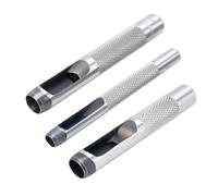 Le kit de 3 perforatrices en acier (1/4, 3/8, 1/2") est un accessoire original pour le kit d'outils d'œillets ASDFGHT