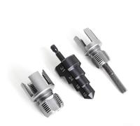 Le kit de modification de tuyau comprend des outils de filetage pour tuyaux de 1,27 cm et 1,9 cm, un alésoir pour des finitions propres et un foret étagé pour un dimensionnement précis (3 pièces)