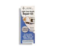 Le kit de réparation de bricolage pour les réparations transparentes granit marbre quartz et porcelaine pour les défauts les éclats ou les fosses utilise l'acrylique activé par la lumière HIMG(TM) LCA