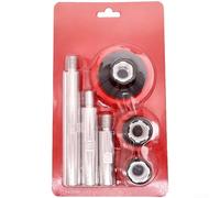 Le kit de tampons de polissage en polyuréthane pour machines à filetage M14 comprend trois options de diamètre 3 cm, 2 en 7,6 cm et une tige d'extension pour les tâches de détail (B)