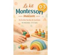 Le kit Montessori maison 0-3 ans: Des activités simples, classées par âge et objectif, pour accompagner ton enfant sans y passer tes soirées.
