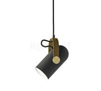 Le Klint Carronade Suspension fixation chêne foncé - tête noir - couverture laiton