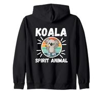 Le Koala est Mon Animal Spirituel, Dessin animé Kawaii, Koalas drôles Sweat à Capuche