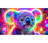 Le Koala Puzzles 1000 Pieces Cadeau Unique Jeu éduKatzeif Challenge Toy de qualité supérieure Peinture Art pour Adultes et Enfants 38x26cm/1000pcs