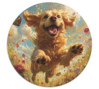 Le Labrador Retriever Puzzle 1000 Pièces Adultes Et Enfants Dès 14 Ans Chiens de Compagnie Puzzle De Bricolage Coloré Jouets De Jeu Stimulants Détente & Relaxation 1000pcs (67.5x67.5cm)