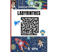 Le labyrinthe facile: labyrinthe pour enfant, 30 jeux pour enfants de 5-6 ans, ce cahier de labyrinthe pour enfant est un cadeau idéal.