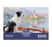 Le lac Bled, Slovénie Puzzle en Bois Imperméable Puzzles De 1000 Pièces pour Adultes Défi Et Casse-tête Jeux De Stimulants