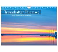 Le lac de Chiemsee en rêve - un voyage calendaire (Calendrier mural 2026 DIN A4 horizontal), CALVENDO calendrier mensuel
