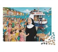 Le lac de Côme Ferry Boarding Crush Puzzle en Bois Imperméable DIY Puzzles De 1000 Pièces pour Adultes Cadeaux Défi Et Casse-tête De Décoration pour La Maison