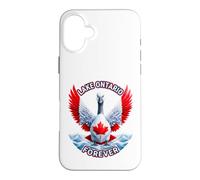 Le lac Ontario pour Toujours, Le Canada, jamais l'Amérique, Les Amis Canadiens Coque pour iPhone 16 Plus