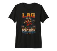 Le Lag C'est Ma Raison - Gamer T-Shirt Haut de Gamme