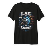 Le Lag, C'est Pas Moi Jeu Shirt T-Shirt Haut de Gamme