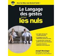 Le langage des gestes Pour les nuls - Joseph Messinger - First - broché - Guide
