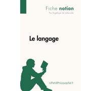 Le langage (Fiche notion): LePetitPhilosophe.fr - Comprendre la philosophie