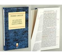 LE LANGAGE SYMBOLIQUE DANS LA BIBLE