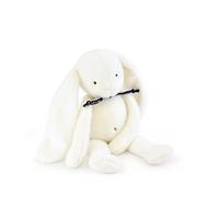Peluche Lapin Méloé blanc 37 cm