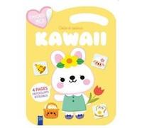 Collectif – Le Lapin Pâques Kawaii – Avec 4 pages d'autocollants – Cartonné