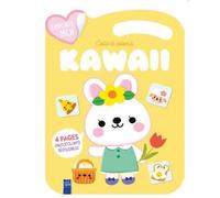 Le lapin paques / kawaii colle et colorie - Collectif - Yoyo Books - cartonné - Document jeunesse