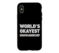 Le Lave-Vaisselle Le Plus Cool du Monde Funny Dishwasherchef Coque pour iPhone X/XS