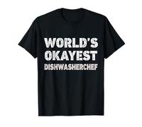 Le Lave-Vaisselle Le Plus Cool du Monde Funny Dishwasherchef T-Shirt