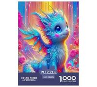 Le Le Dragon des Ailes Puzzle 1000 Pieces Cadeau Unique Le Pouvoir mystérieux Jeu Éducatif Challenge Toy À De Qualité Supérieure Peinture Art pour Adultes Enfants 38x26cm/1000pcs