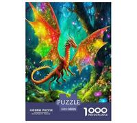 Le Le Dragon des Ailes Puzzle 1000 Pièces Educa Cadeau Unique De l'art De La Décoration Le Pouvoir mystérieux Jeu Éducatif Challenge Toy Adultes & Enfants des 14 Ans 38x26cm/1000pcs