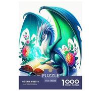 Le Le Dragon des Ailes Puzzles 1000 Pieces Unique Le Pouvoir mystérieux Jeu Éducatif Challenge Toy À De Qualité Supérieure Peinture Art pour Adultes Et Enfants À Partir De 14 Ans 38x26cm/1000pcs