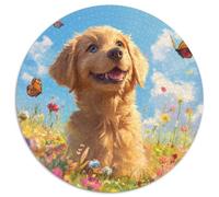 Le Le Golden Retriever Puzzle De 1000 Pièces pour Filles Décompression Impossible Pression Réduite Familial Cadeau DécoRation' Bricolage Classiques 1000pcs (67.5x67.5cm)