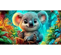 Le Le Koala Puzzle 1000 pièces Educa Cadeau Unique Décoration Intérieure Jeu éduchatif Challenge Toy pour Adultes & Enfants des 14 Ans 75x50cm/1000pcs