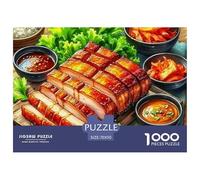 Le Le Steak Puzzle 1000 Pièces Puzzle Adulte Classique De l'art De La Décoration 70x50cm/1000pcs