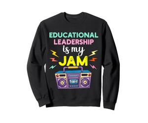 Le Leadership pédagogique est la Journée des professeurs rétro des années 80 de My Jam Sweatshirt